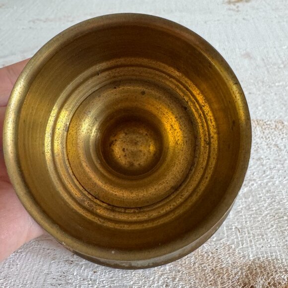 Vintage Swan of Denmark Brass Candlestick Holder - Picture 7 of 8